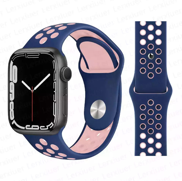 Signature Nike Apple Watch Silicone Sport Bands with Breathable Linings- for Selected Apple Watch 40mm Size - Super Savings Technologies Co.,LTD Signature Nike Apple Watch Silicone Sport Bands with Breathable Linings- for Selected Apple Watch 40mm Size - Super Savings Technologies Co.,LTD